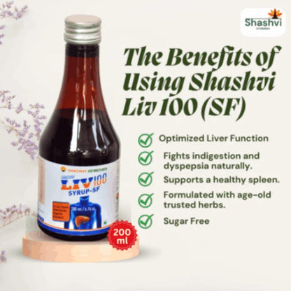 Shashvi Liv 100 Syrup Sugar-Free: Your Ultimate Liver Wellness
