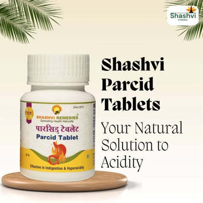 Shashvi Parcid Tablets: Natural Acidity Relief