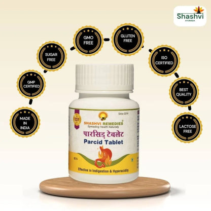 Shashvi Parcid Tablets: Natural Acidity Relief