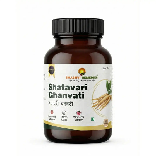 Shashvi Shatavari Tablets – Women’s Hormonal Support 60N