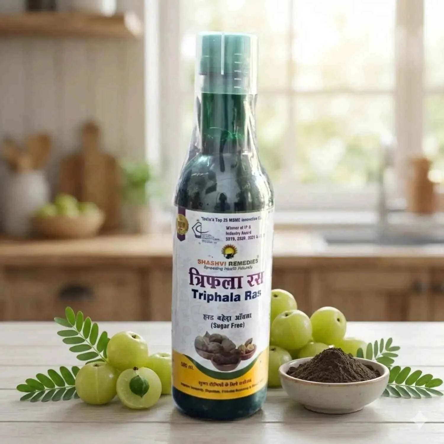 Shashvi Triphala Ras | Digestive & Diabetes Herbal Drink | 500ml