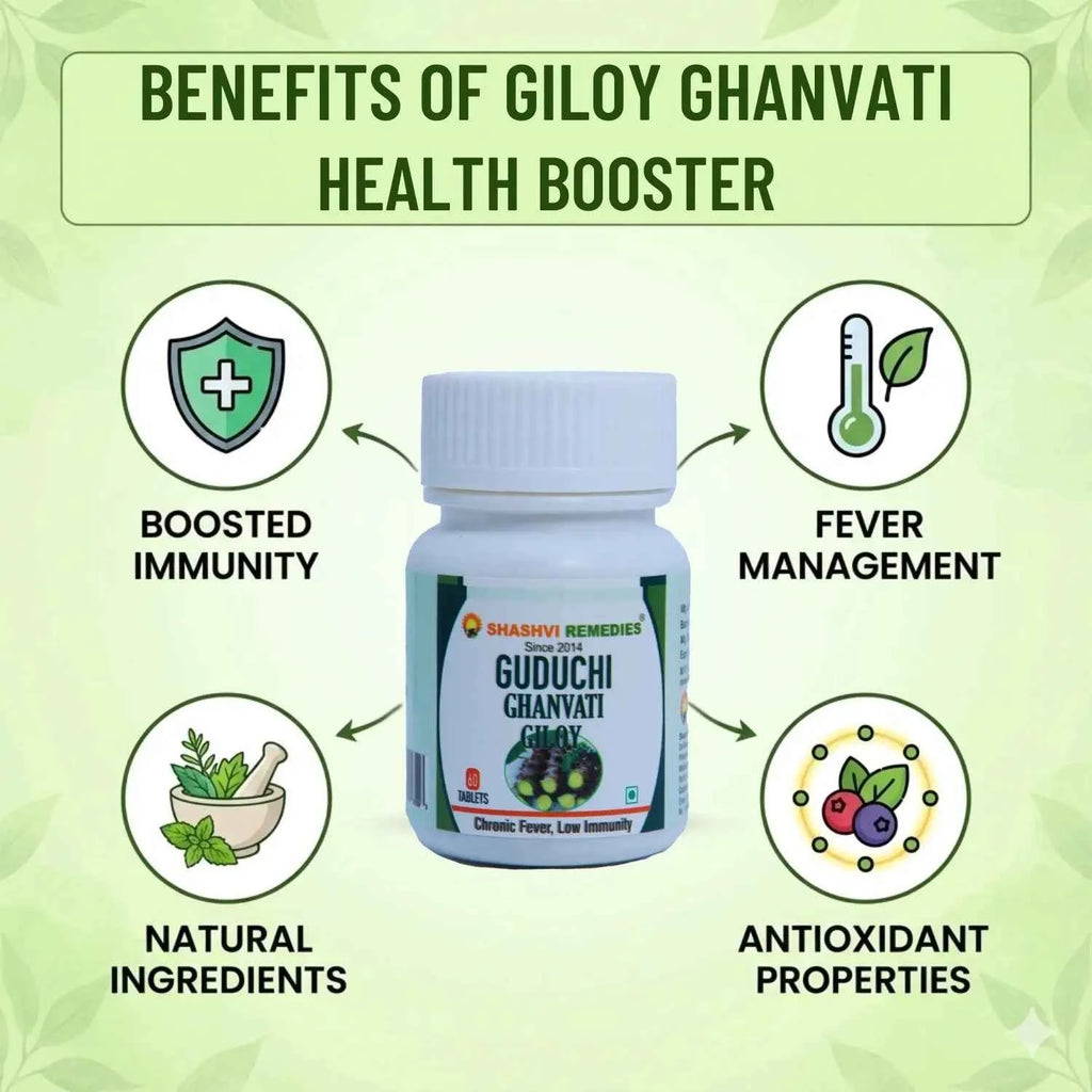Shashvi Giloy Ghanvati 60N - Natural Immunity Support