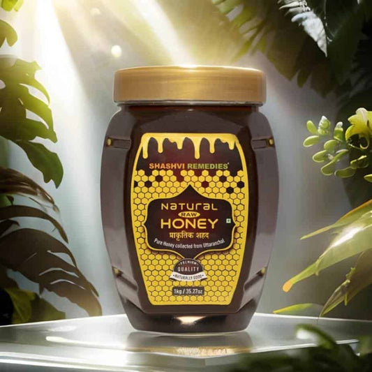 Shashvi Raw Natural Honey – 100% pure, unprocessed honey packed with antioxidants, a natural immunity booster, and a healthy sweetener for daily wellness