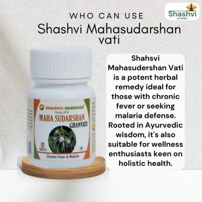  "Buy Mahasudarshan Vati online – Ayurvedic fever and detoxification tablets"