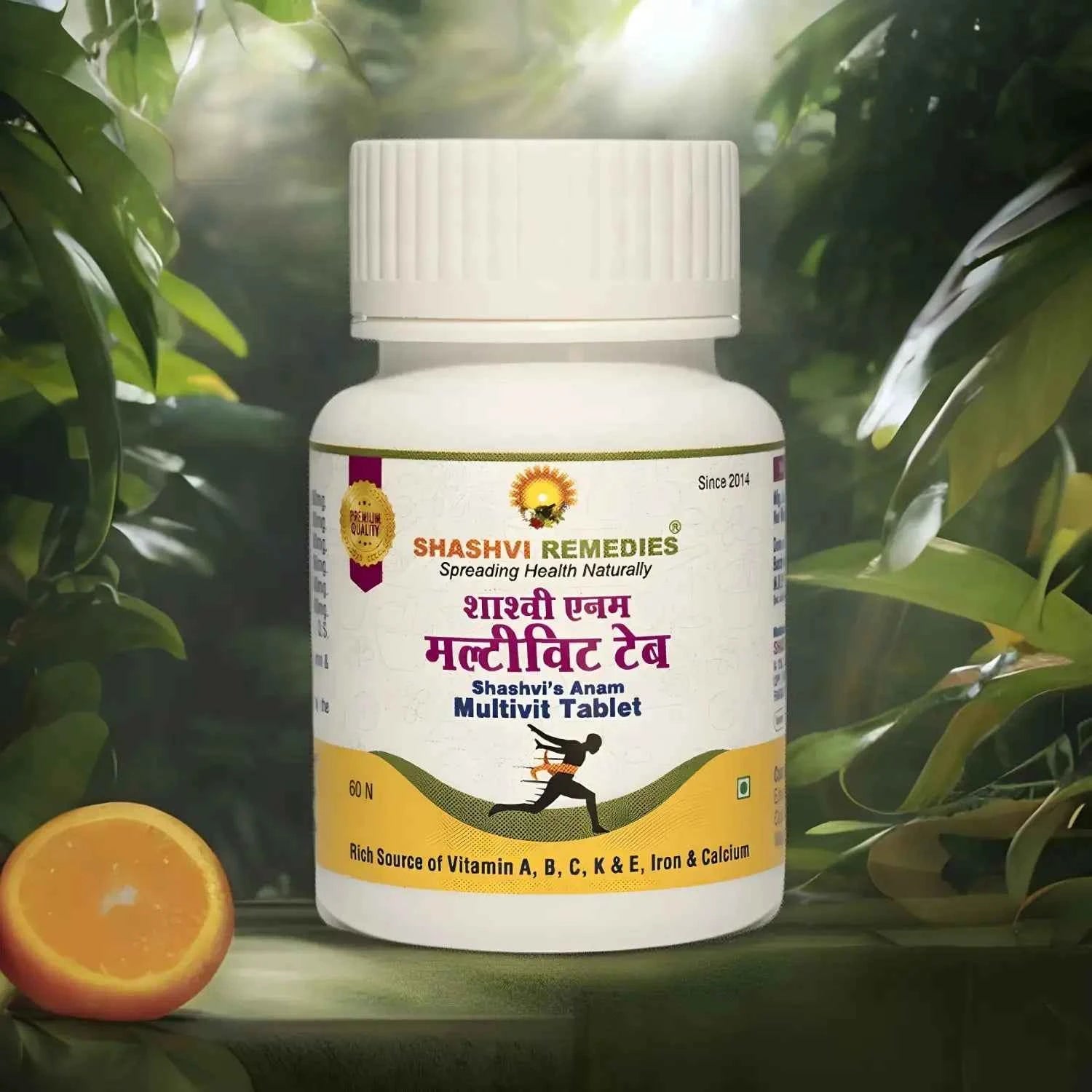 Shashvi Multivit Anum Tablets for Energy, Immunity & Iron Deficiency